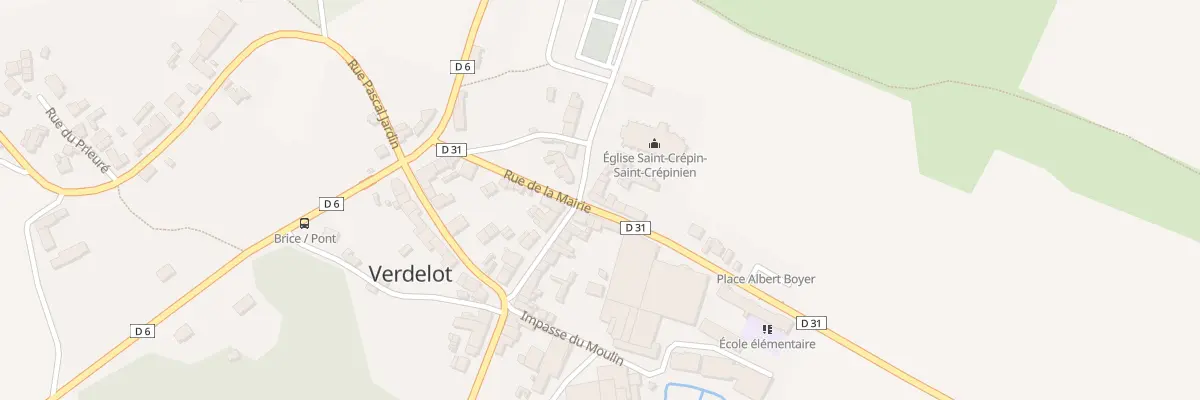 Plan du 1 Rue de la Mairie à Verdelot