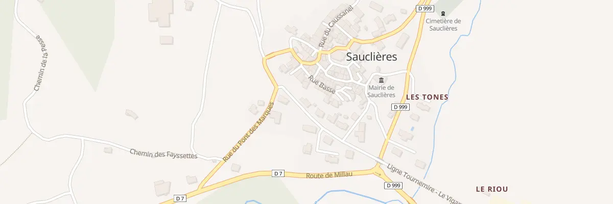 Plan du 5154 Sauclieres à Sauclières