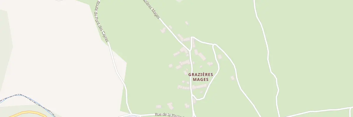 Plan du 5565 Grazieres Mages à Saint-Alban-sur-Limagnole