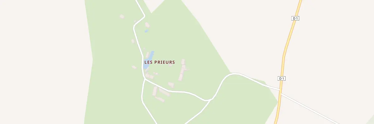 Plan du 190 Les Prieurs à Leugny