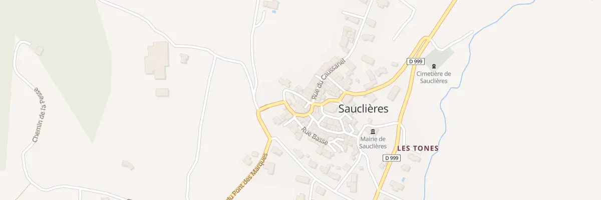 Plan du 5180 Sauclieres à Sauclières
