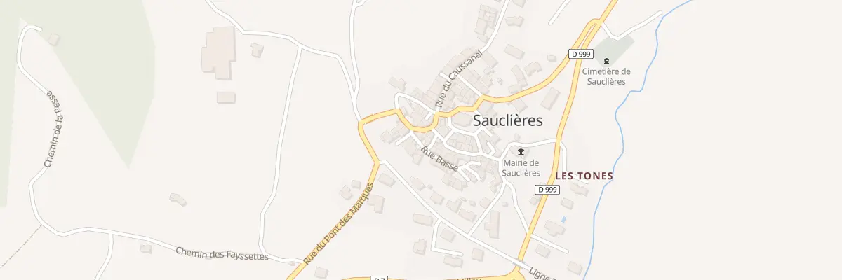 Plan du 5014 Sauclieres à Sauclières