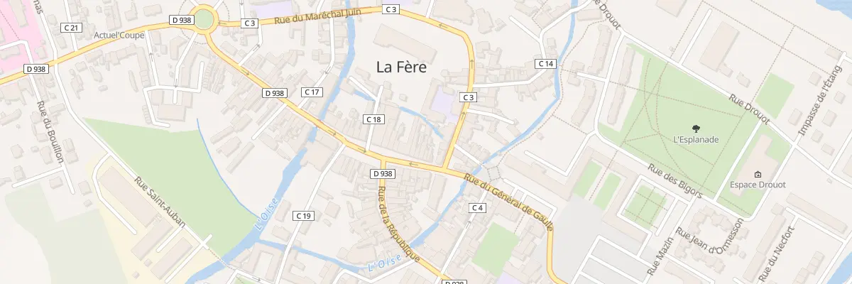 Plan du 12 Pl Paul Doumer à La Fère
