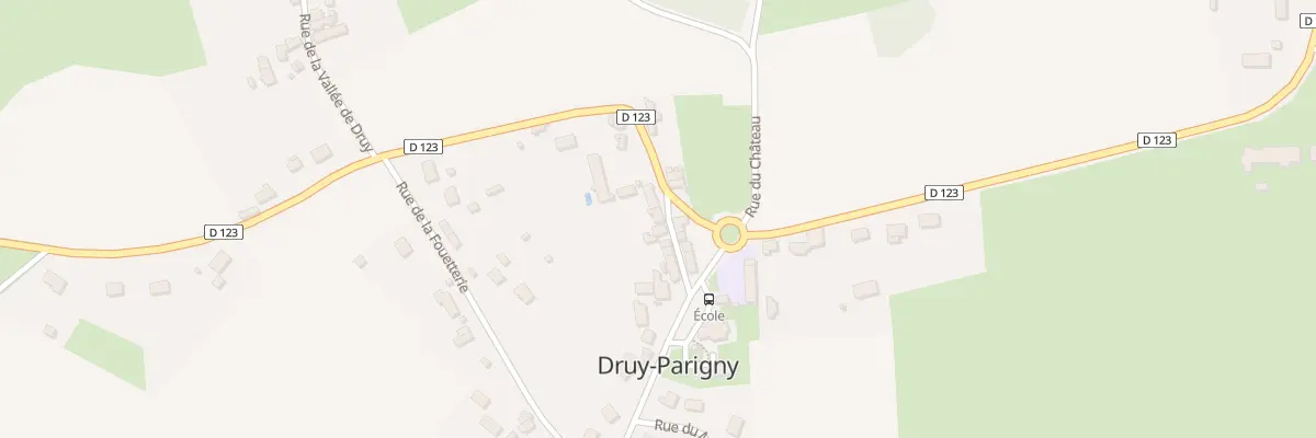Plan du 5 Rue du Commerce à Druy-Parigny