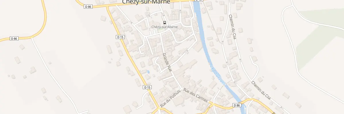 Plan du 15 Gr Grande Rue à Chézy-sur-Marne
