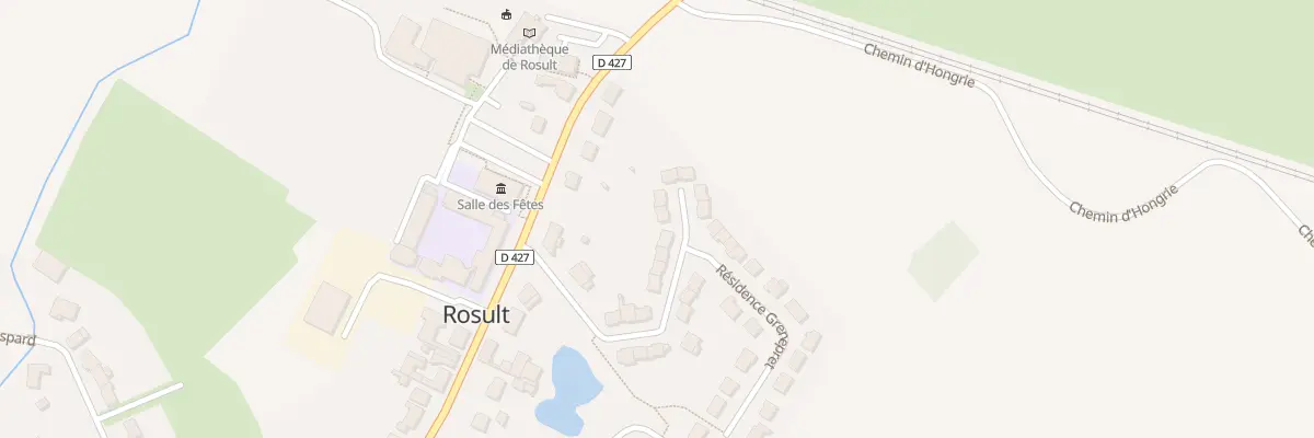 Plan du 11 Rue du Cap Deken Res Grenepret à Rosult