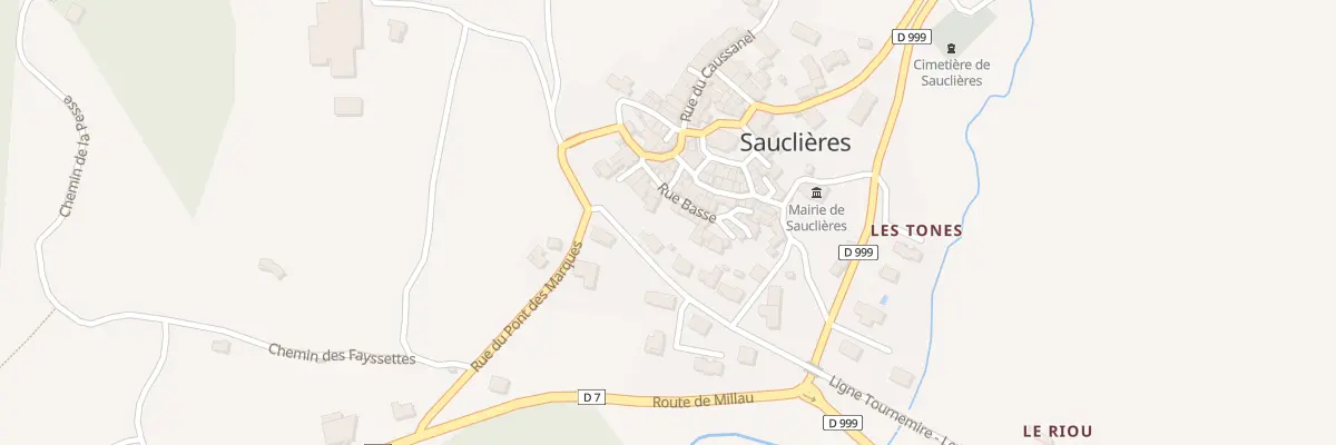 Plan du 5026 Sauclieres à Sauclières