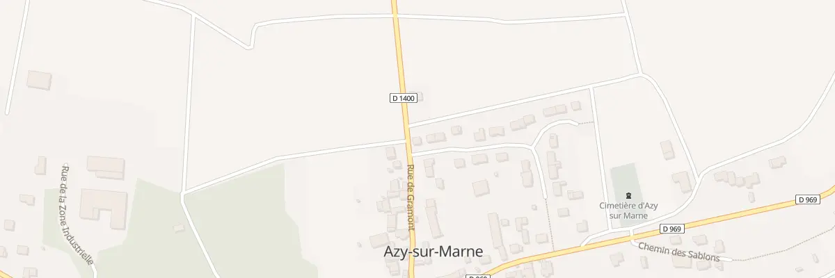 Plan du 1 Rue de Derrière les Murs à Azy-sur-Marne