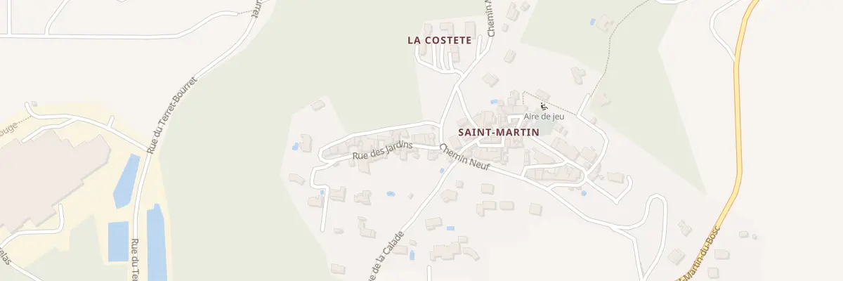 Plan du 2 Rue des Jardins au Bosc