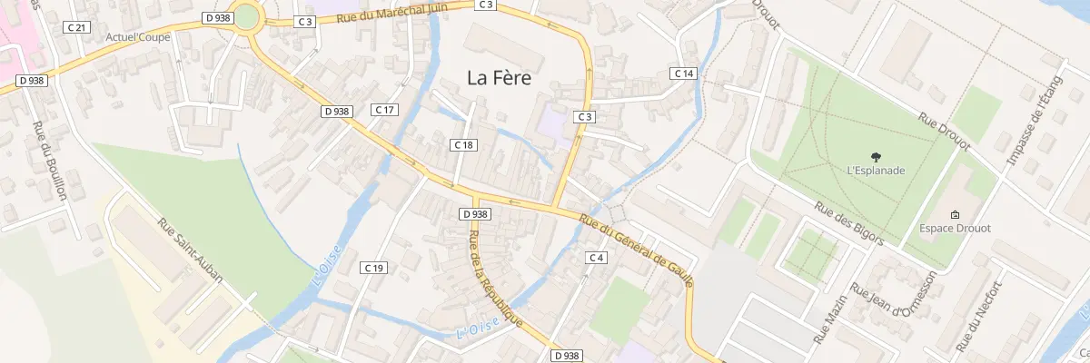 Plan du 6 Pl Paul Doumer à La Fère