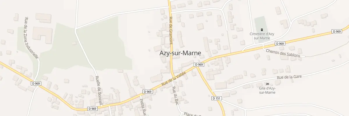 Plan du 1 Rue de Gramont à Azy-sur-Marne