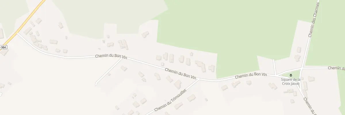 Plan du 39 Che du Bon Vin à Serbannes