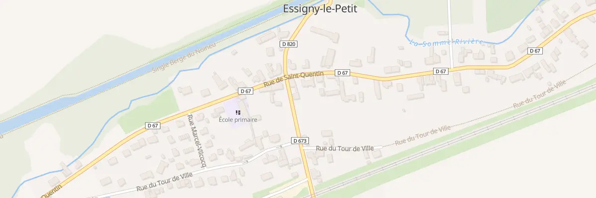 Plan du 308 Rue du 8 Mai 1945 à Essigny-le-Petit