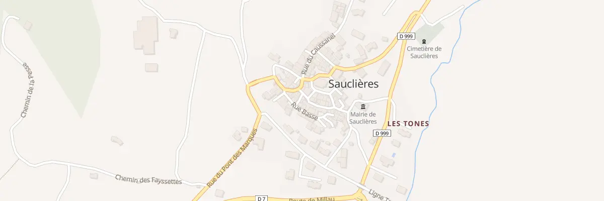 Plan du 5011 Sauclieres à Sauclières