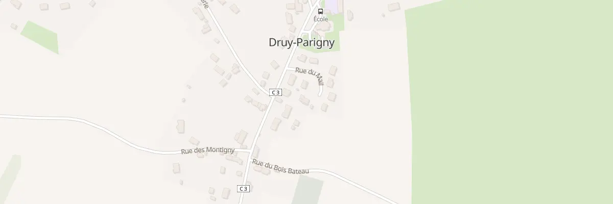 Plan du 4 Rue du Mail à Druy-Parigny