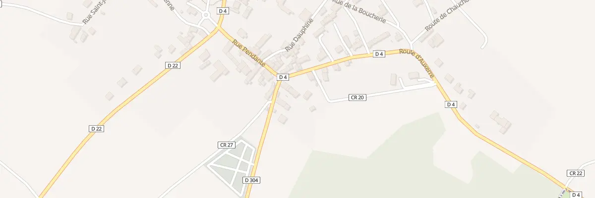 Plan du 1 Rte de Toucy à Égleny