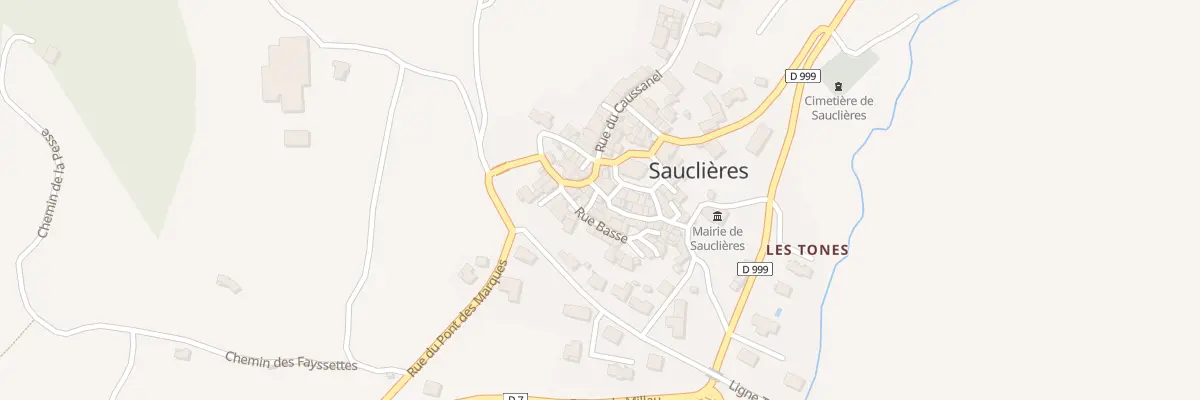 Plan du 5142 Sauclieres à Sauclières