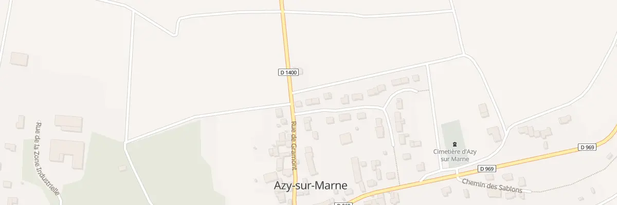 Plan du 3 Rue de Derrière les Murs à Azy-sur-Marne