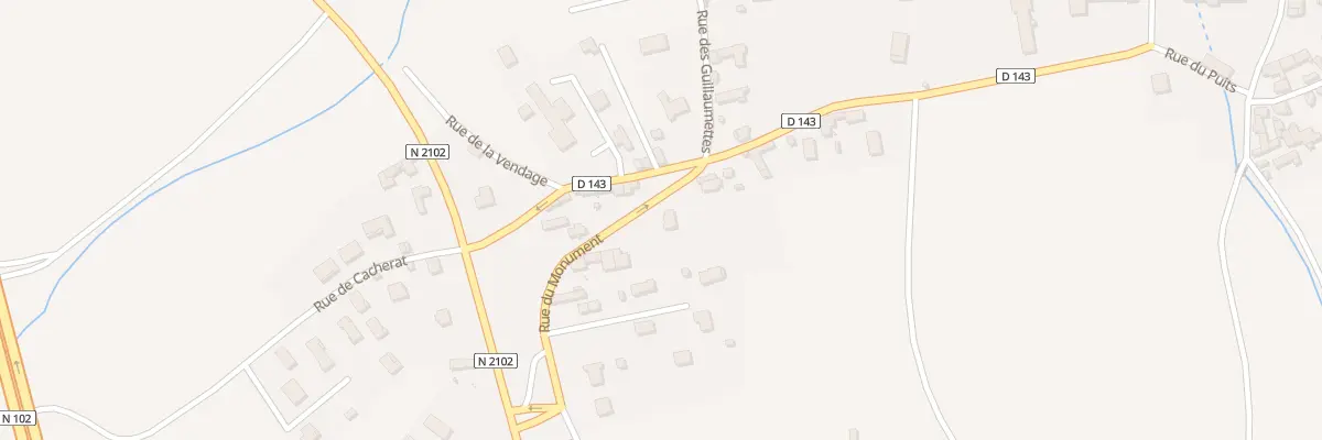 Plan du 5001 Rue du Monument à Cohade