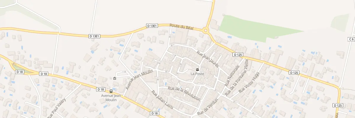 Plan du 23 Plan de las Cours à Montblanc