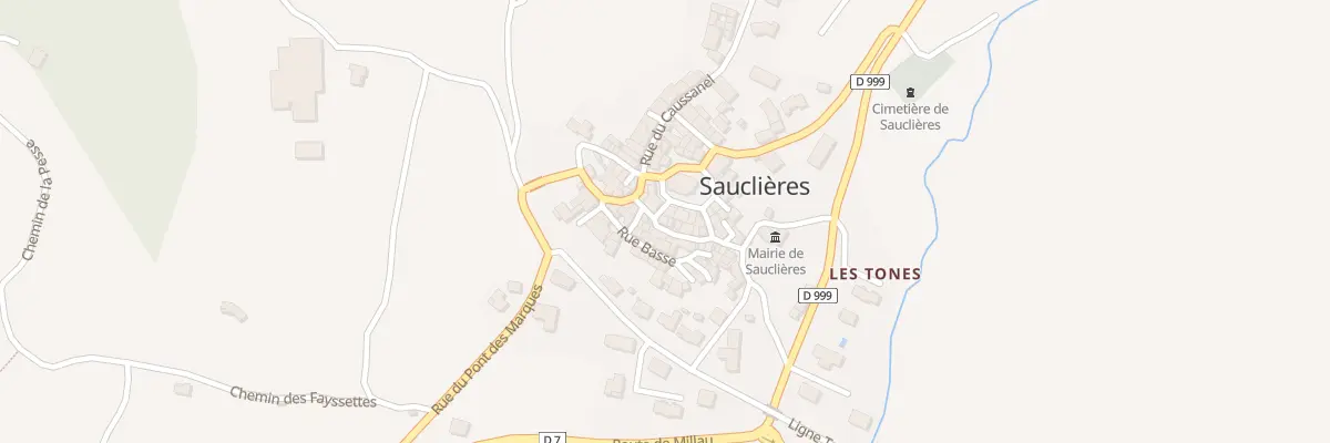 Plan du 5066 Sauclieres à Sauclières