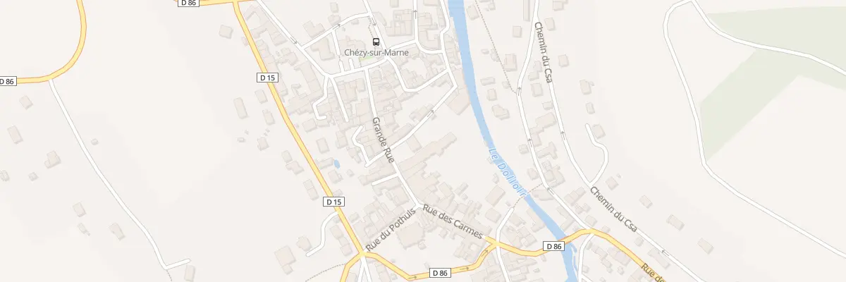 Plan du 19 Gr Grande Rue à Chézy-sur-Marne
