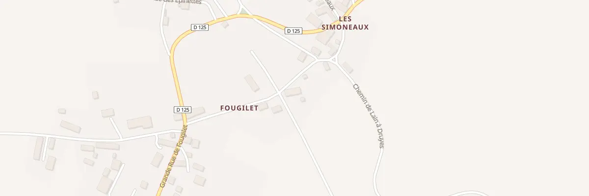 Plan du 4 Rue de la Vallée du Puits à Sougères-en-Puisaye