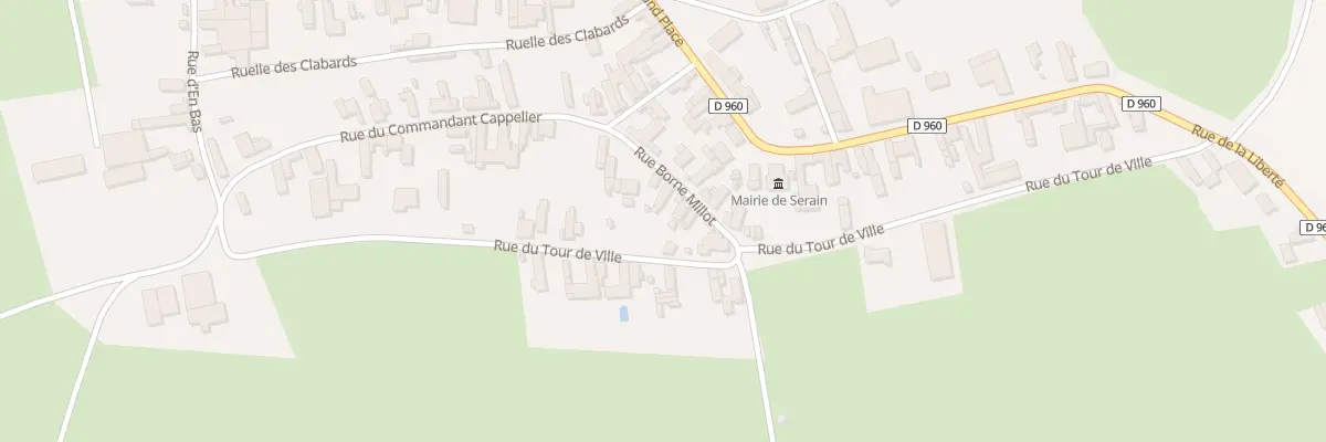Plan du 6 Rue Borne Millot à Serain
