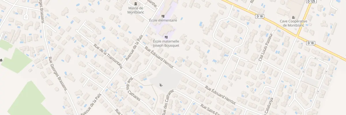 Plan du 103 Rue Édouard Herriot à Montblanc