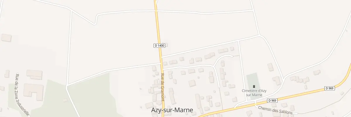 Plan du 5 Rue de Derrière les Murs à Azy-sur-Marne