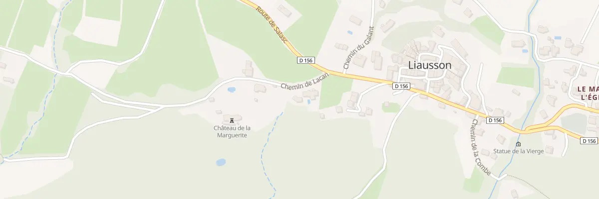 Plan du 5543F Che de Lacan à Liausson
