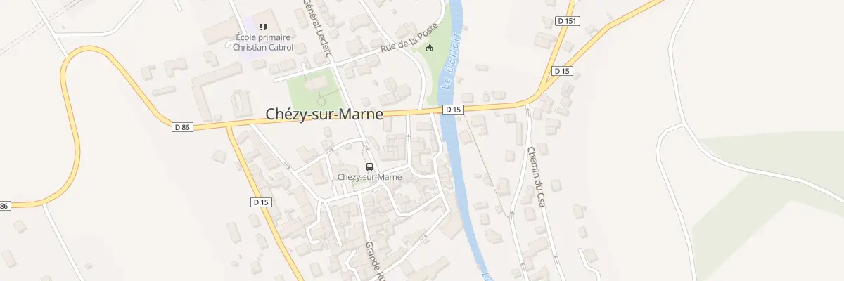 Plan du 9 Rue du Vicariat à Chézy-sur-Marne
