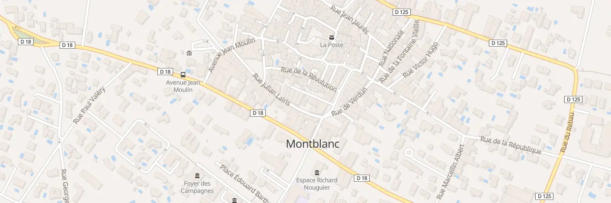 Plan du 22B Rue Julian Lairis à Montblanc