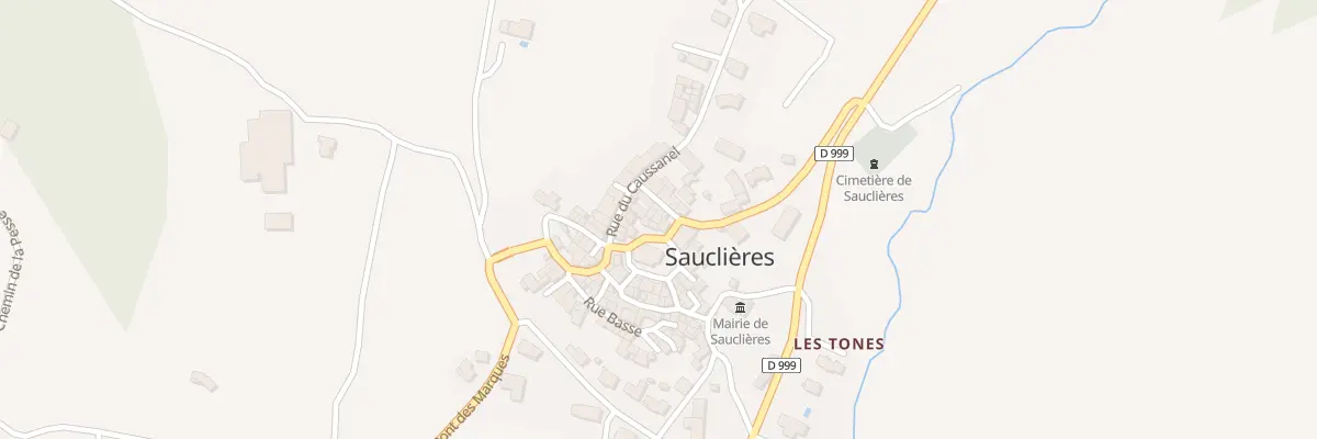 Plan du 5077 Sauclieres à Sauclières