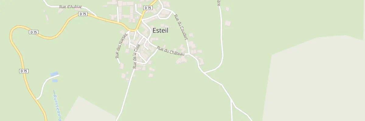 Plan du 9 Rue du Château à Esteil