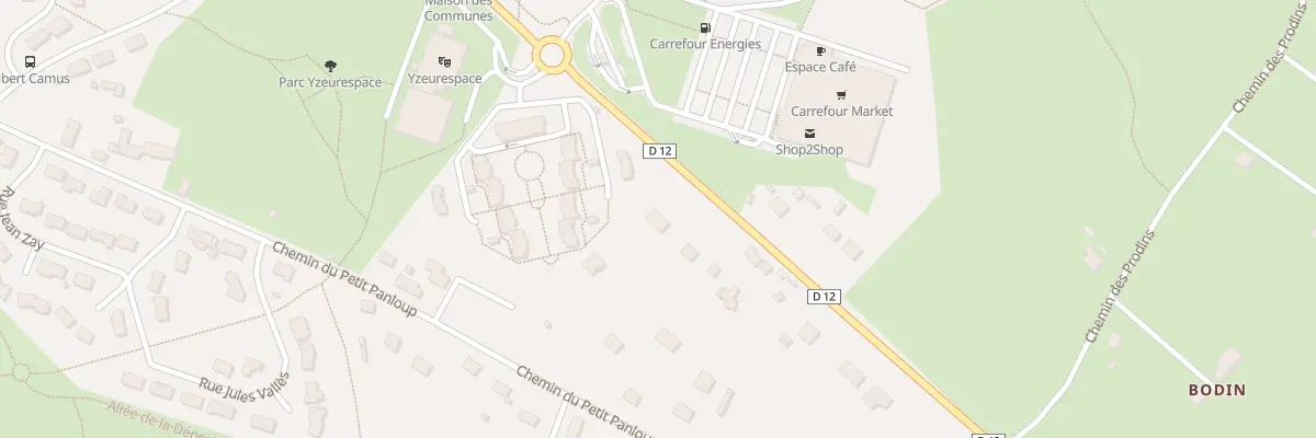 Plan du 64 Rte de Montbeugny à Yzeure
