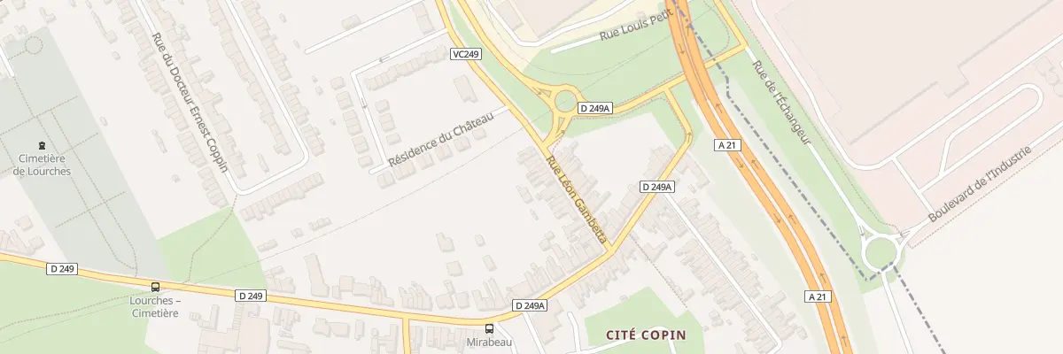 Plan du 522 Rue Leon Gambetta à Prouvy