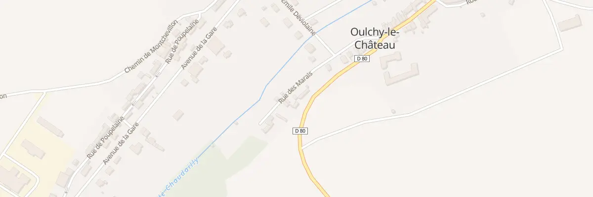 Plan du 7 Rue des Marais à Oulchy-le-Château