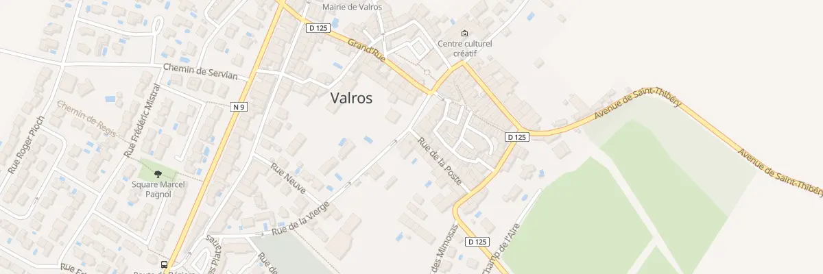 Plan du 4 Rue de la Poste à Valros