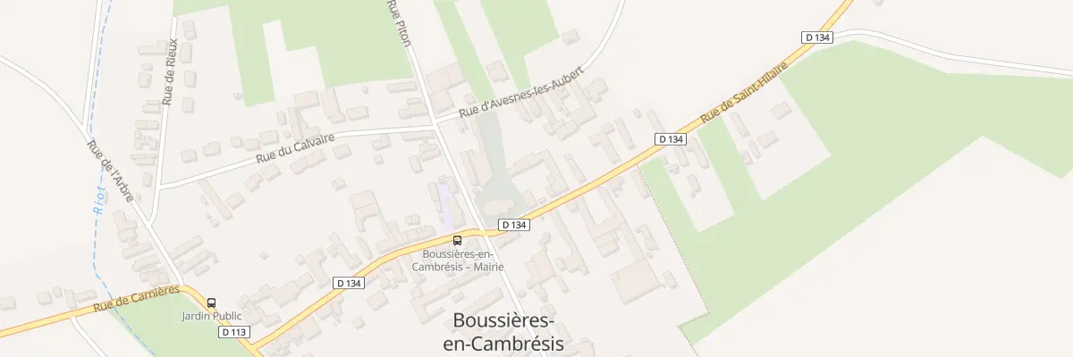 Plan du 1 Rue de Saint-hilaire à Boussières-en-Cambrésis