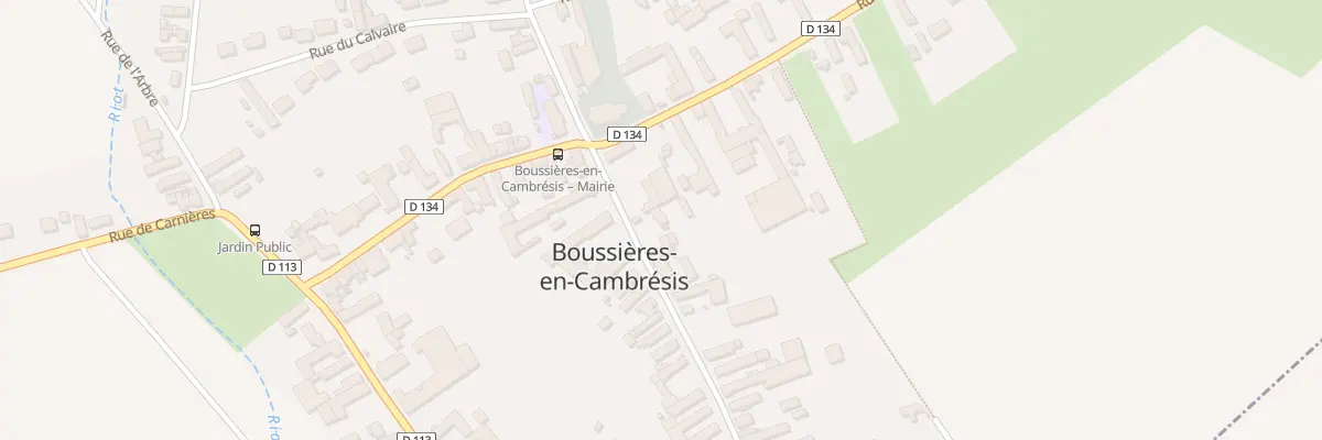 Plan du 5 Rue du Gen de Gaulle à Boussières-en-Cambrésis