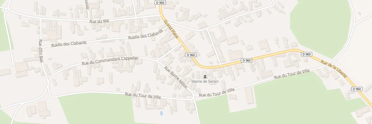 Plan du 6 Rue de la Liberté à Serain