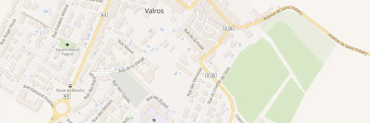 Plan du 20 Rue des Mimosas à Valros