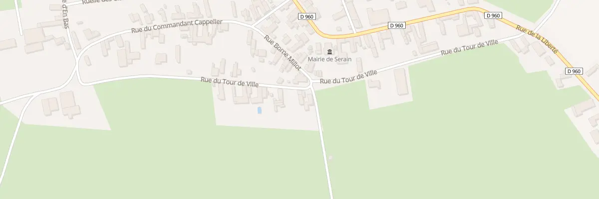 Plan du 38 Rue du Tour de Ville à Serain