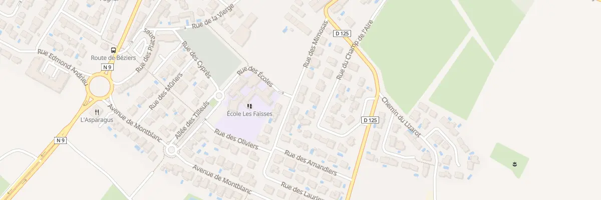 Plan du 125 Rue des Mimosas à Valros