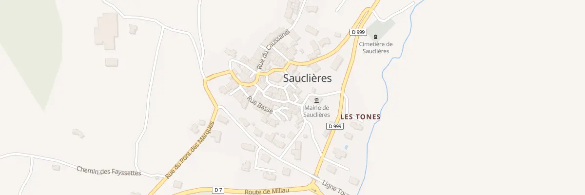 Plan du 5061 Sauclieres à Sauclières