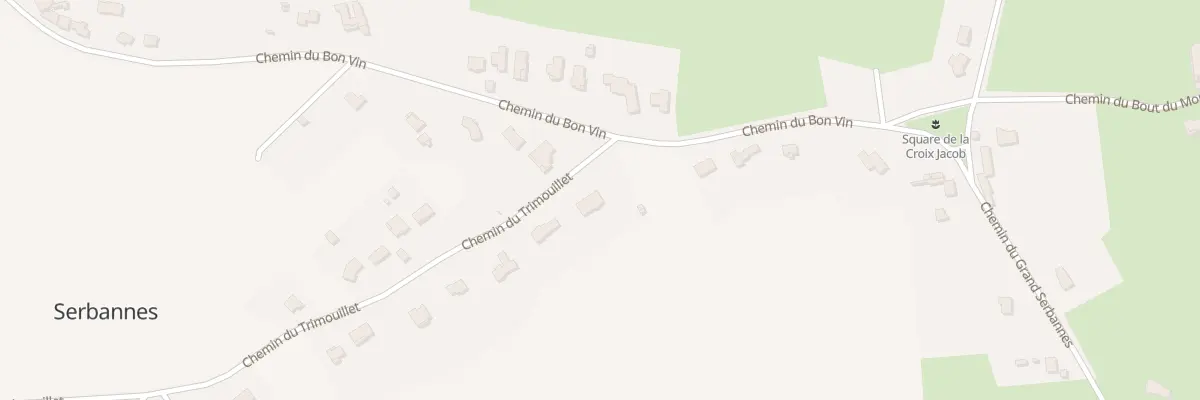 Plan du 38 Che du Trimouillet à Serbannes
