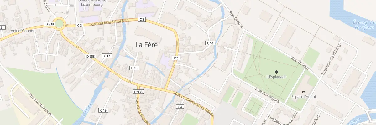 Plan du 14 Rue de l’Eglise à La Fère