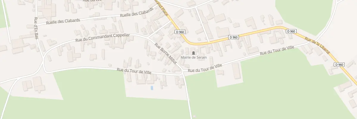 Plan du 3 Rue Borne Millot à Serain