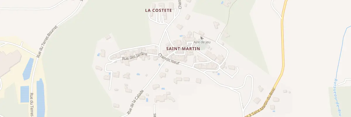 Plan du 2 Che Neuf au Bosc